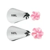 grande marque pas cher 2 Douilles Fleurs Spéciales Gauchers Inox Wilton 8