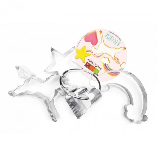 4 Découpoirs Thème Licorne Inox Scrapcooking REMISE allant 1