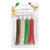 4 Stylos Chocolat Rouge Blanc Vert Et Chocolat Scrapcooking Paris 5