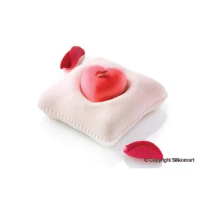 meilleur cadeau 7 Moules Silicone Coussin Et 1 Plaque 15 Cœurs Bombés SilikoMart Professional 7