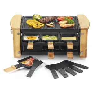 Appareil à Raclette & Grill Pour 6 Personnes KitchenChef économies garanties 9