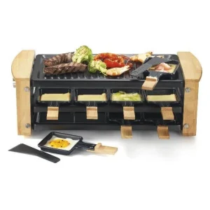 Distributeur Officiel Appareil à Raclette & Grill Pour 8 Personnes KitchenChef 9