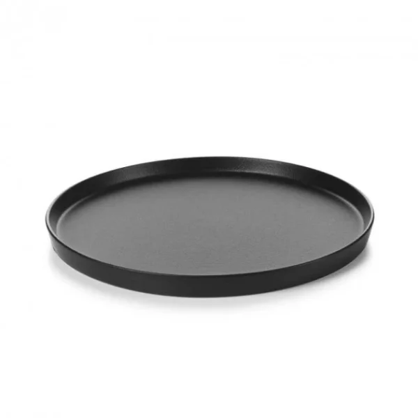 Boutique Assiette Plate Porcelaine Noire 24 Cm Adélie Revol 1