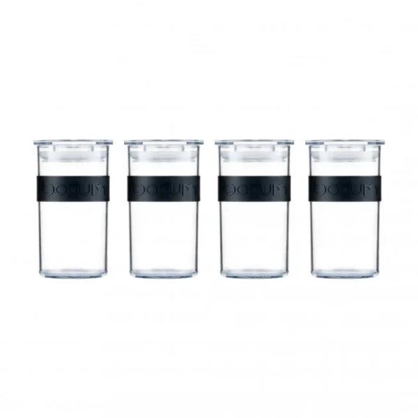 Bocal Plastique 250 Ml Avec Couvercle (x4) PRESSO Bodum Prix très abordable 1