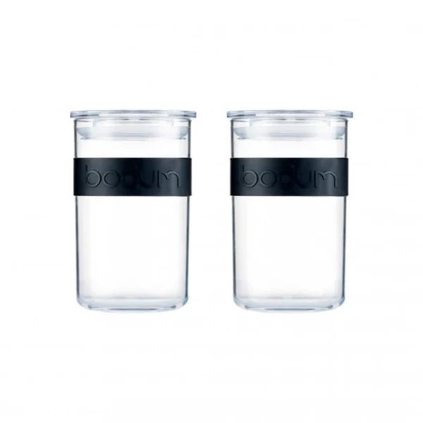 soldes en ligne Bocal Plastique 600 Ml Avec Couvercle (x2) PRESSO Bodum 1