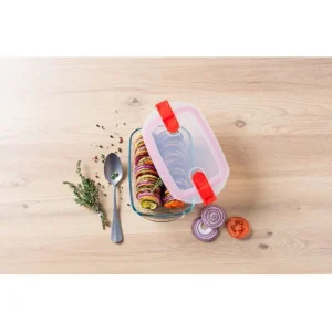 Boîte De Conservation En Verre Rectangulaire 23 X 15 Cm 1,1 L Cook & Heat Pyrex soldes pas cher 9