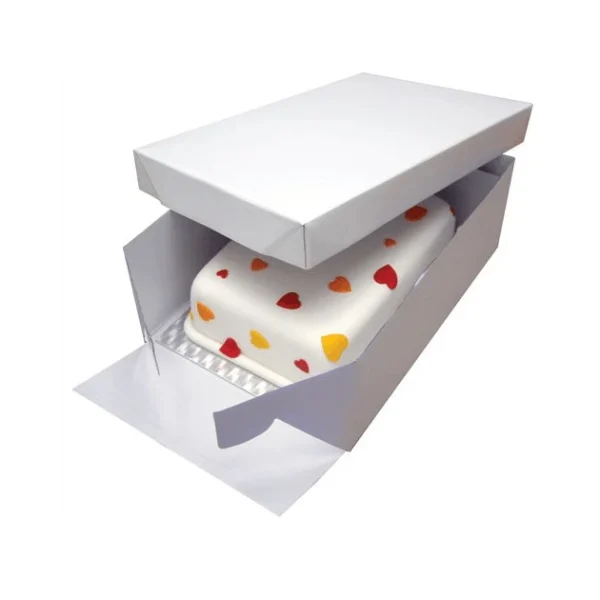 en ligne Boîte Pâtissière Avec Support à Gâteau Rectangulaire 33 X 22,8 Cm PME 3