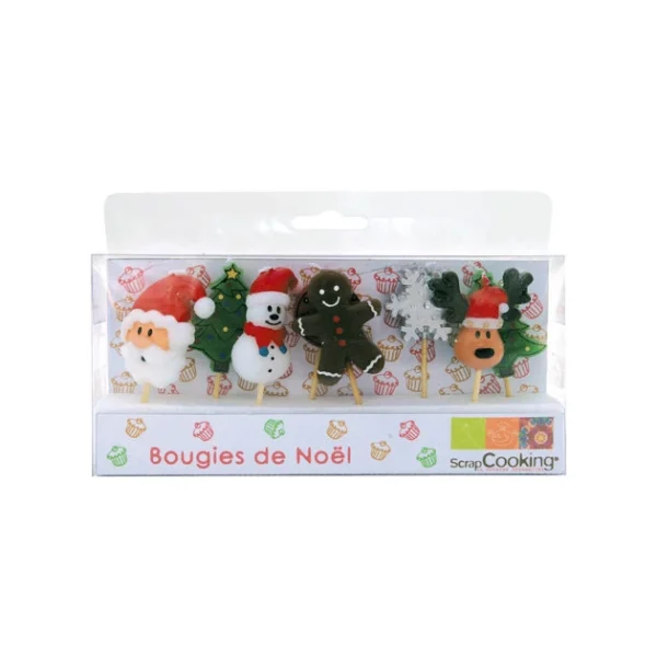 soldes ligne SCRAPCOOKING Bougie De Noël (x8) 1