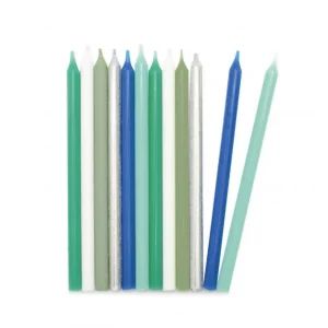 Bougies Longues Bleu Et Argent 12 Cm (x12) Scrapcooking Livraison rapide 6