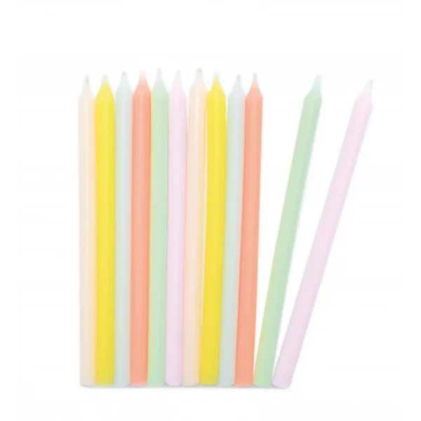 Bougies Longues Pastel 12 Cm (x12) Scrapcooking vente en ligne pas cher 3