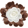 Bouquet Fleur Azyme 10 Cm Blanc Et Marron 5 Cm (x6) Florensuc ultratendance 5