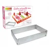 Cadre à Pâtisserie Extensible Inox Rectangle Scrapcooking beauté 10