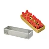 MALLARD FERRIERE Cadre à Tarte Rectangle Inox Perforé 11×3.5 Cm H.2 Cm Meilleur Prix 5