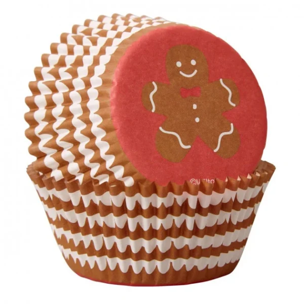 Caissette Cupcake Bonhomme Noël Wilton (x75) à prix imbattables 1