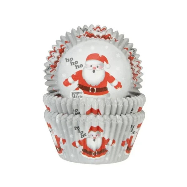 qualité d’originales Caissette Cupcake Père Noël (x50) House Of Marie 1