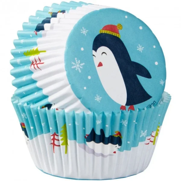 Caissette Cupcake Pingouin X75 Wilton excellents soldes 1