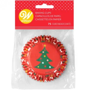 Caissette Cupcake Sapin Et Décorations De Noël X75 Wilton comparez les prix 6