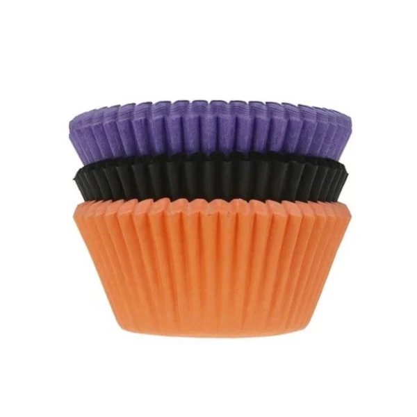 Caissette Cupcake Unie Halloween Ø5 Cm X75 House Of Marie marques pas cher 1