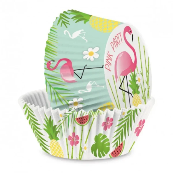 grossiste Caissette Cupcakes Flamant Rose (x36) Scrapcooking 1