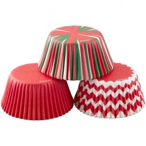 Caissette Cupcake Couleurs Noël Wilton (x75) Nouveau 6