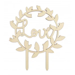 Cake Topper Bois Love 12,5 Cm Scrapcooking Vente 6