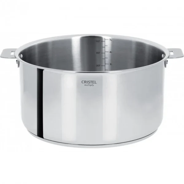 Casserole Casteline Ø 20 Cm Manche Amovible Inox Cristel ﻿soldes 1