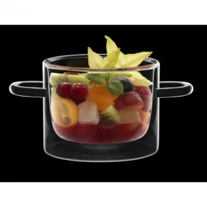 site pas cher Casserole En Verre Double Paroi 12 Cl (x2) Luigi Bormioli THERMIC GLASS 8