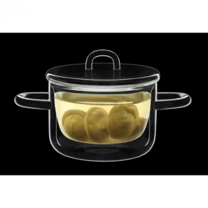 Officielle Casserole En Verre Double Paroi 25 Cl (x2) Luigi Bormioli THERMIC GLASS 8