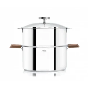 Casserole Et Cuit Vapeur Inox Ø 20 Cm Anses Noyer Biome Cristel en france 10