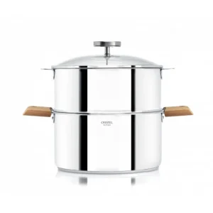 ultratendance Casserole Et Cuit Vapeur Inox Ø 24 Cm Anses Hêtre Biome Cristel 10