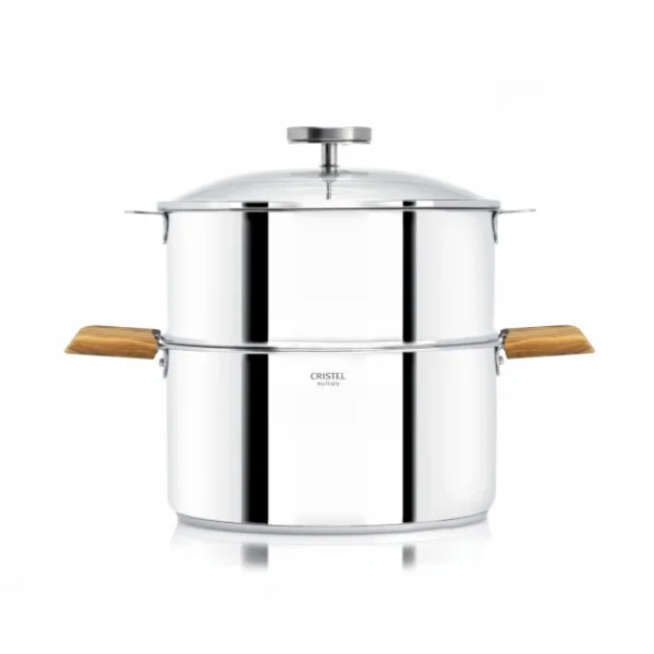 Casserole Et Cuit Vapeur Inox Ø 24 Cm Anses Olivier Biome Cristel Top ventes 3