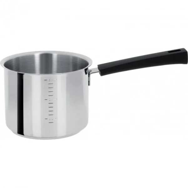 marques pas cher Casserole Haute Graduée Ø 14 Cm Mutine Manche Fixe Inox Cristel 1