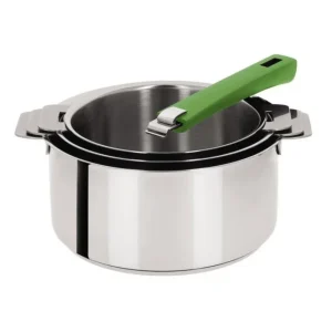 Casserole Mutine Ø 14 Cm Manche Amovible Inox Cristel grande surprise 14