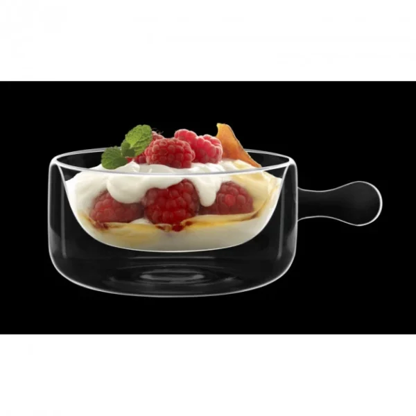 prix pas cher Casserole Verre Double Paroi 16 Cl (x2) Luigi Bormioli THERMIC GLASS 3