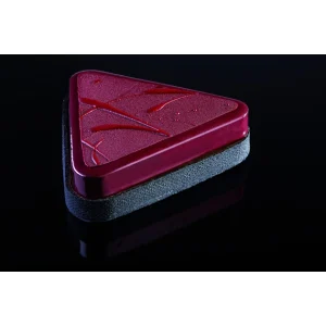 pas cher en vente Cercle à Entremets Triangle Inox Micro-perforé 17,5 X 16 Cm X H 3,5 Cm Pavoni 6