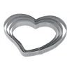 Cercle à Tarte Coeur Inox Micro-perforé 16 X 15 Cm X H 2 Cm Pavoni Distributeur Officiel 13