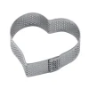 Cercle à Tarte Coeur Inox Micro-perforé 7,5 X 7 Cm X H 2 Cm Pavoni Protections acheteurs 8