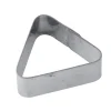 Cercle à Tarte Inox Triangle 7,5 X 6,5 Cm X H 2 Cm Pavoni grande promotion 13