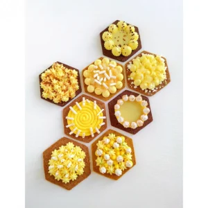 Cercle à Tarte Perforé Hexagone Ø10 Cm De Buyer grande promotion 10