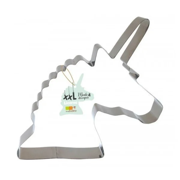 Cercle Inox Licorne XXL 29 X 26 Cm Scrapcooking en solde 1