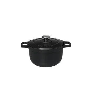 magasin solde Cocotte à Riz En Fonte 16 Cm Noir Mat Chasseur 9