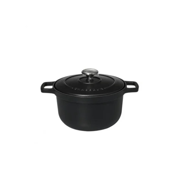 magasin solde Cocotte à Riz En Fonte 16 Cm Noir Mat Chasseur 3