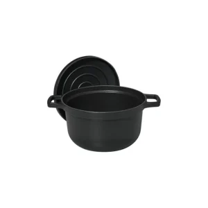 magasin solde Cocotte à Riz En Fonte 16 Cm Noir Mat Chasseur 11