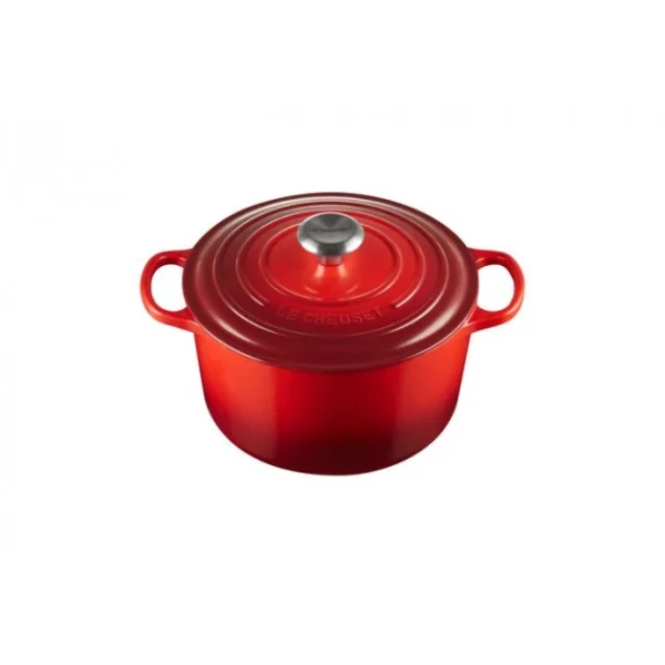 Satisfait ou Remboursé Cocotte En Fonte Haute 24 Cm Cerise Le Creuset 1