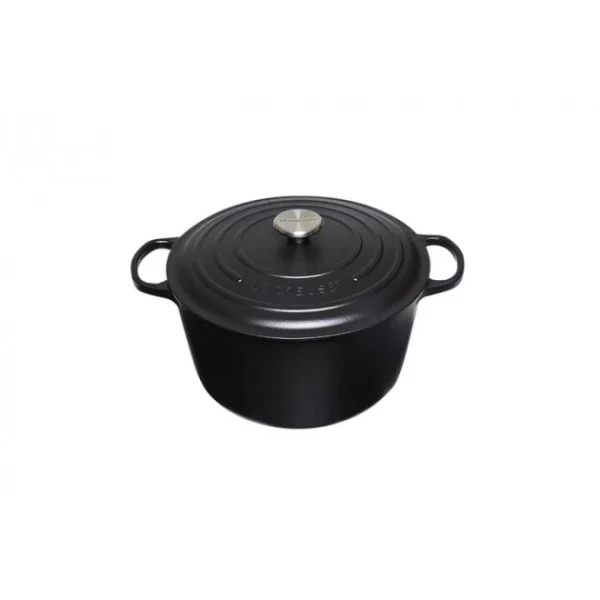 bas prix Cocotte En Fonte Haute 24 Cm Noir Mat Le Creuset 1