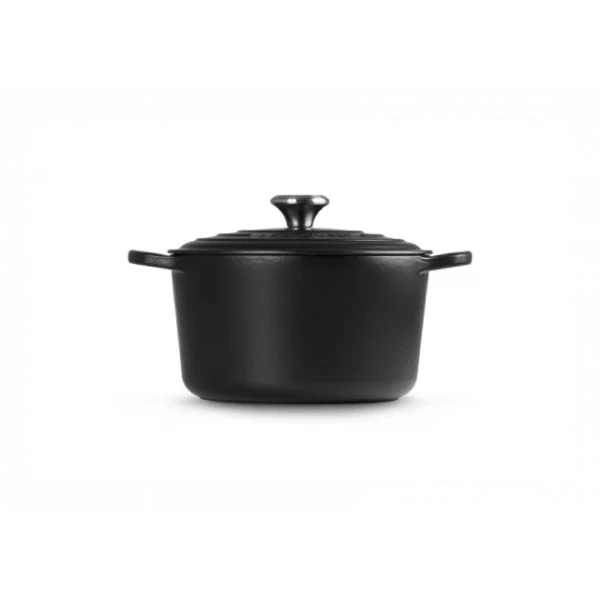 Cocotte En Fonte Haute 26 Cm Noir Ebène Le Creuset soldes officiel 4