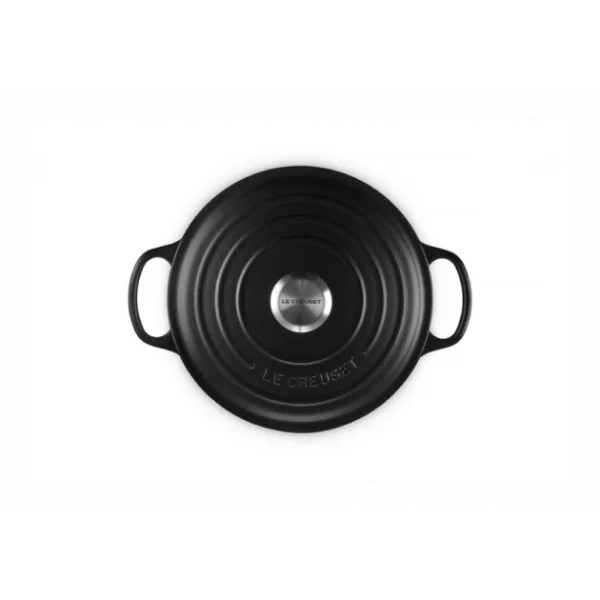 Cocotte En Fonte Haute 26 Cm Noir Ebène Le Creuset soldes officiel 5