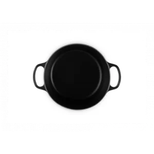 Cocotte En Fonte Haute 26 Cm Noir Ebène Le Creuset soldes officiel 15