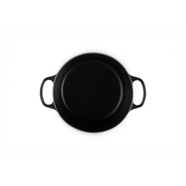 Cocotte En Fonte Haute 26 Cm Noir Ebène Le Creuset soldes officiel 6