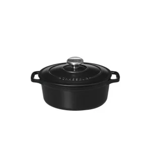 Cocotte En Fonte Ovale 17 Cm Noir Mat Chasseur mode pas chere 9